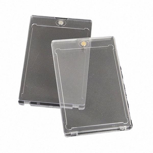 1 Ultra-Pro-One-Touch-Magnetische 35PT-UV-geschützte Kartenhalter wasserdichte transparente Kartenabdeckungskartenhülle S5OS#