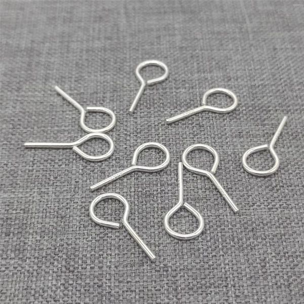 Bolzenohrringe 40 Prozent 925 Sterling Silber Eye Pins Eyepin für Ohrringkomponenten Draht 20 Gauge