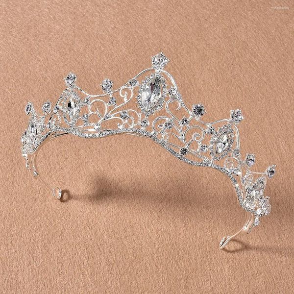 Clip per capelli decorazioni per cappelli per torta corona per bambini accessori per bambini principessi per la festa di compleanno del matrimonio