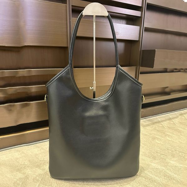 Alta qualidade MIUI Leather Tote Bag Luxury Designer Tela Leather Leans Handles Bolsa Bolso Pocket Fashing Saco de ombro de grande capacidade Mulheres de bolsa de crossbody bolsa