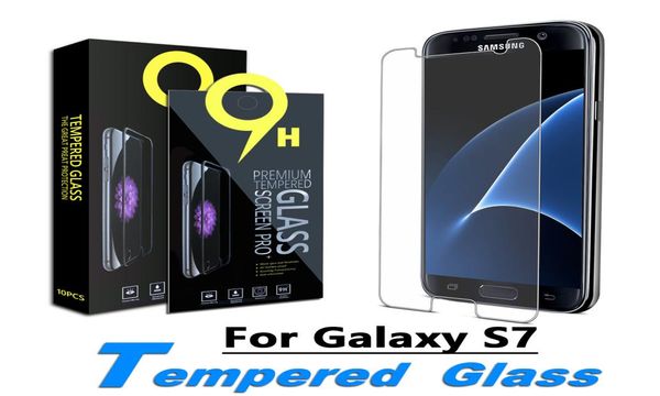Kareen para Samsung Galaxy S3 S4 S5 S6 S7 S8 Ativo S7 S10e Protetor de tela de vidro temperado com varejo Box3728479
