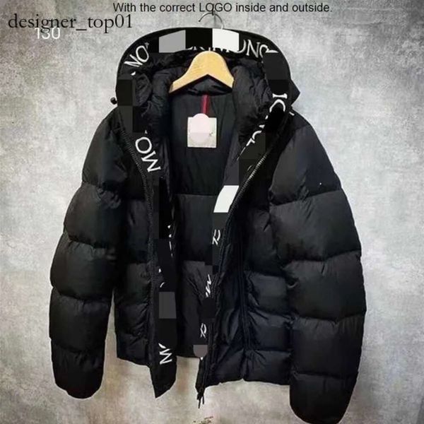 Brand Mo Claer Down Jacket Jackets Inverno Quente moda Classic Coat masculino Mulheres do Down Moda
