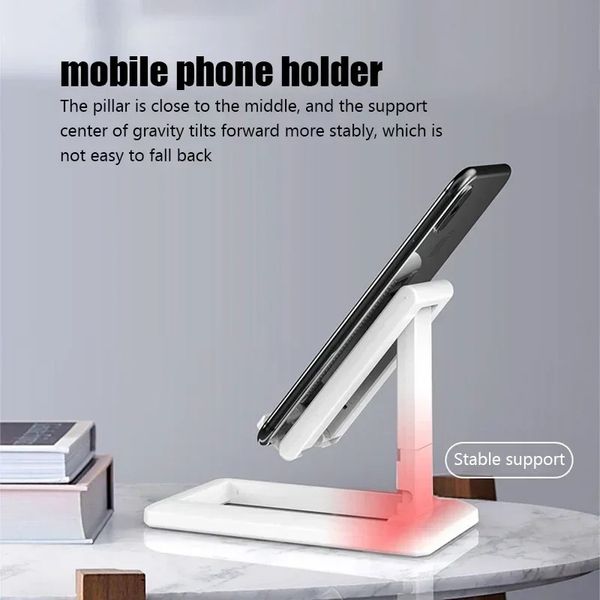 2024 Tablet portátil Teller de mesa para celular para iPad iPhone Samsung Phone Stand Stand Ajustável Smartphone Smartphone Stand Desk Stand Desk