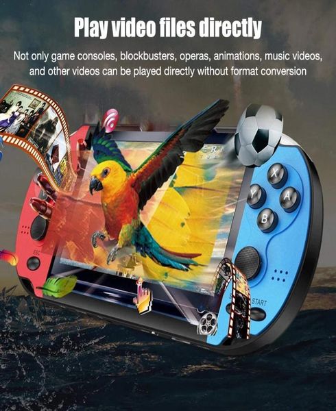 Woles 43Quot GBA GAME GAME CONSOLE X7 Video Player 300 controller di visualizzazione LCD retrò per adulti Children5037637