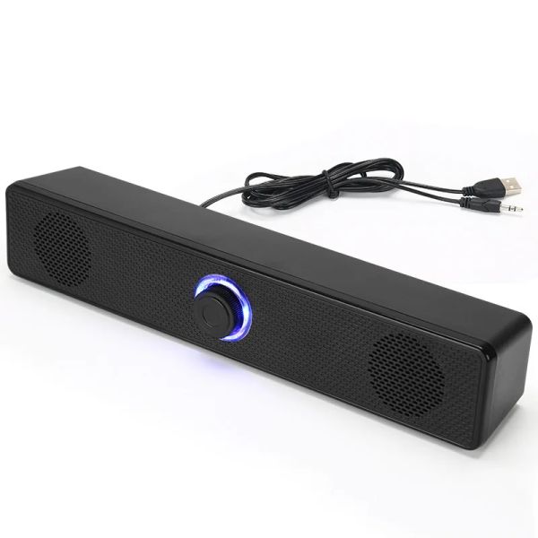 PC Ses Kutusu için Hoparlörler Hoparlörler 5.0 PC Kablolu Bilgisayar Hoparlör Stereo Subwoofer Ev Sineması TV Dizüstü Bilgisayar Aux 3.5mm için