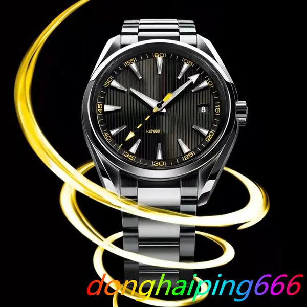 U1 de melhor grau AAA Mens Luxurys Assista World Time Men Relógios automáticos Gauss Movimento mecânico Skyfall Watch Stone Wristwatches