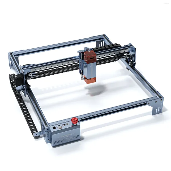 Drucker Atomstack A10 V2 Laserstecher 10-12W Hochgeschwindigkeitsgravur-Schneidmaschine Fixierter Fokus Ultra-dünn mit 400 x 400 mm Bereich