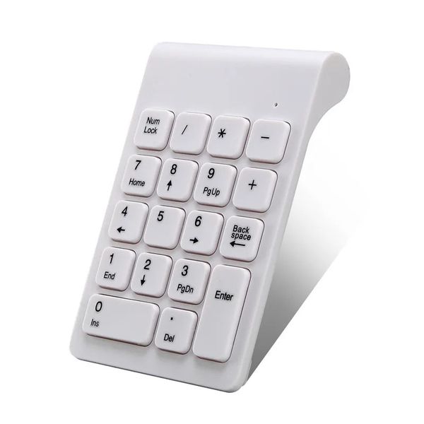 Teclado numérico sem fio Teclado sem fio Mini teclado 2.4g Computador de teclado pequeno