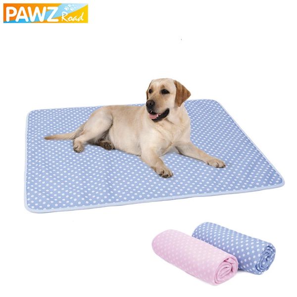 Matro di raffreddamento per cani da compagnia estate grandi stuoie con nido di gatto letto morbido letto fresco traspirante cucciolo reversibile SML 240416