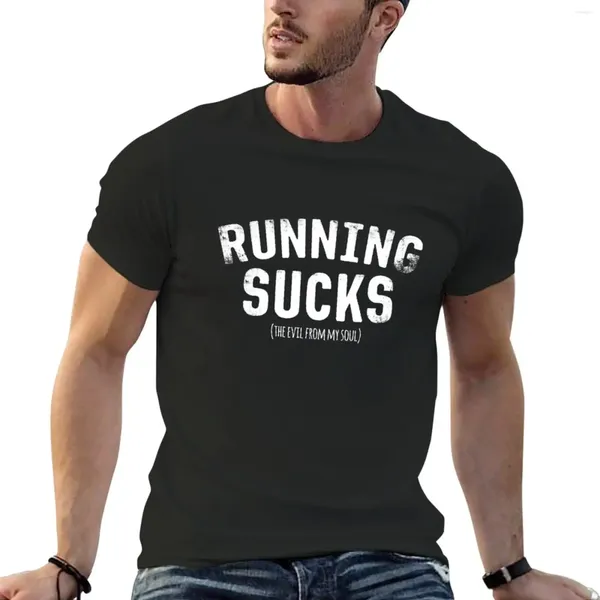Männer Polos rennen saugen das Böse aus meinem Soul T-Shirt Bluse Schweiß Sommertippen Herren-Trainingshemden