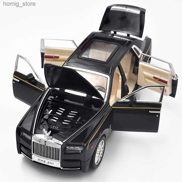 ВОЗВРАЩЕНИЯ ИГРЫ PHANTOM - DIE CAST METLE CAR модель с разборкой моделирование автомобиля Моделирование детской игрушки 6 дверей 1/24 Y240416