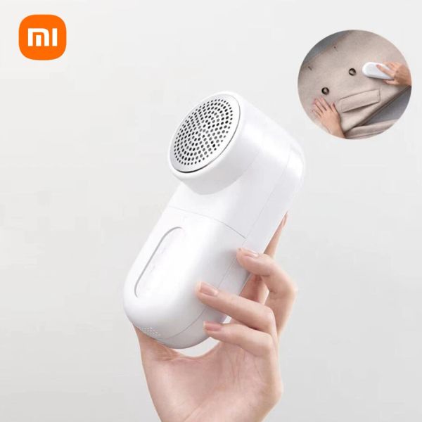 Produtos originais Xiaomi Mijia Removedor de fiapo portátil Removedor de suéter de bola de cabelo Removedor de camisola de 5 folhas Mini Motor Charge TRIMMER