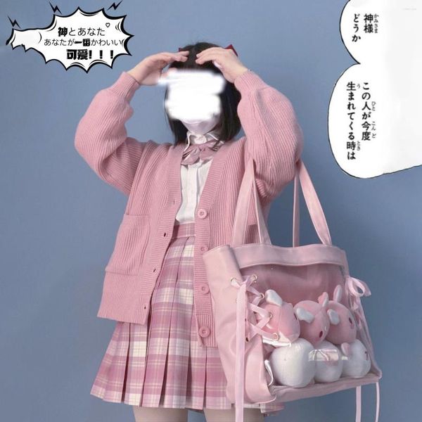 Сумка 2024 Женская школьница униформа японская сумка на плечах сексуальные джена