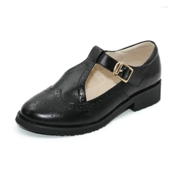 Scarpe casual Black Browm Mary Jane Vintage Oxford for Women Filla Slip-On Bacano superficiale singolo