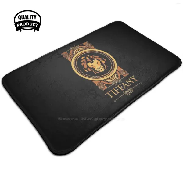 Halılar Adı Lion Leo Yıldız İşareti Soft House Aile Anti-Slip Mat Rug Halı Zodyak Doğum Günü 23 Temmuz-22 Ağustos