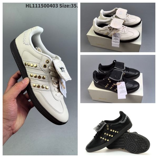 Уэльс Bonner Low Originals Shoes White Black Golden Designer Men Women Sneakers Casual Shoe Top Caffice 2024 Новый стиль Tangerine 35.5-45.5