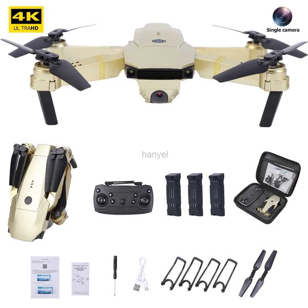 Droni WLR/C E58 RC Drone 4K HD Camera singola a 2,4 GHz WiFi FPV Altitudine Hold Quadcopter 4CH Folleble Drone 6Axis Gyroscopy Airial Camera 240416