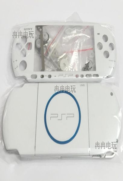 Nuova versione per PSP3000 PSP 3000 Game Console Sostituzione Case di copertura per gusci per alloggiamento bianco completo con bottoni kit 9387901