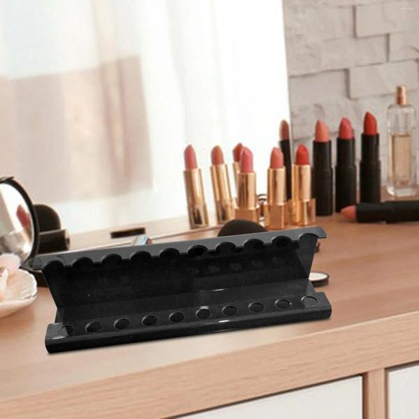 Aufbewahrungsboxen Make -up Pinselhalter Trockner Ständer Acrylmulti -Zweck -Stift für Küchenspeicher und Trocknenbürsten Schreibtisch Eitelkeit Haushalt