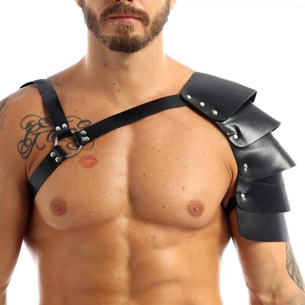 Reggiseni set gay imbracatura rave in pelle maschile in pelle abiti fetish regolabili bondage sexual bondage cintura a gabbia cinghia punk costumi per adulti