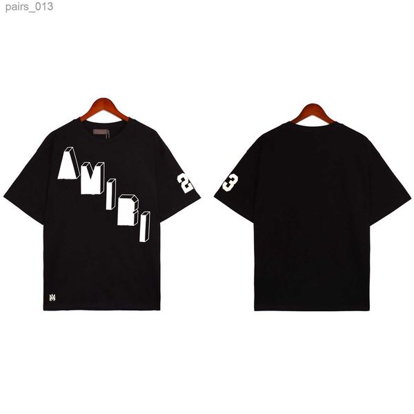 Herren -T -Shirts Herren T -Shirt Designer Lose und modische Herren -Freihirt -Hemd -Luxus -Straßen Hip -Hop Hip -Hip -Couple Kurzärmele Europäische Größe S -XL