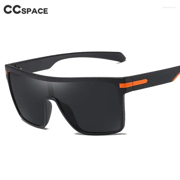 Occhiali da sole 45993 LENS monopezzo Terre di sole polarizzati da sole uomo Rettangolo di protezione UV Goggles Donne sport di moda elegante