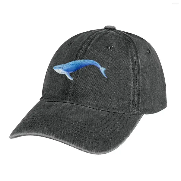 Berets Blue Whale Cowboy Hat роскошная крышка аниме пена вечеринка мужская шляпа женские