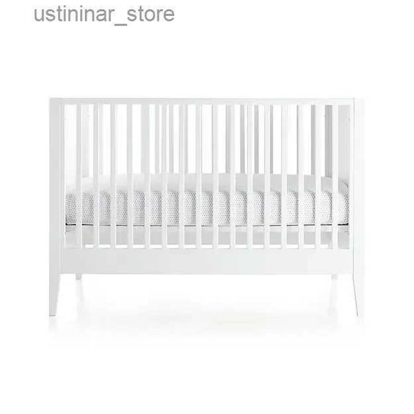 Bebek Cribs Fabrika Doğrudan Toptan Özelleştirilebilir Lüks Fonksiyon Ücretsiz Tasarım Yenidoğan Bebek Ahşap Yatak Bebek Yatağı Beşik L416