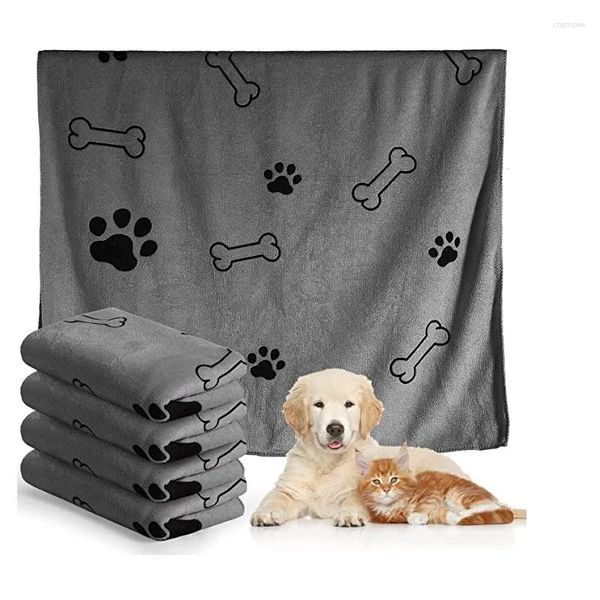 Handtuch Handtücher zum Trocknen von Hunden Welpen Mikrofaser absorbierende Haustierbadezubehör