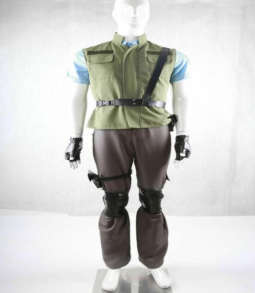 Resident Evil 1 Chris Redfield Stars Uniform Cosplay Costume8958156