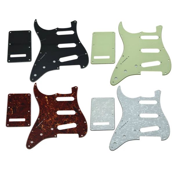 Кабели Lefty St Strat SSS PickGuard 11 лунок левша Tremolo Tream Cover Back Plate подходит для электрической гитары США/Мексика