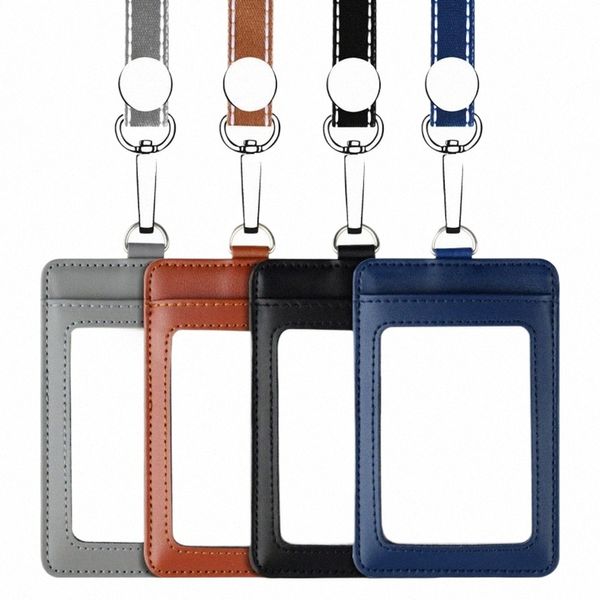 VENDITA CALDA GENINE CARD CAGLIO DEL TETTRO ID NOME COLLEGGIO TAG TRE STOPPORTO CARTA DI LAVORO POSITI CATURA CHIAVE CARTE CARTE CON LANYARD 67CS#