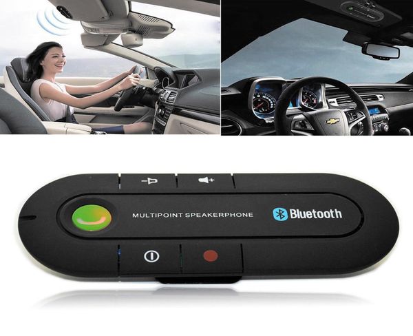 Wireless Bluetooth Hands Multipoint Lautsprecher Lautsprecher Car Kit Visor Neue Bluetooth -Auto -Lautsprecher3956069