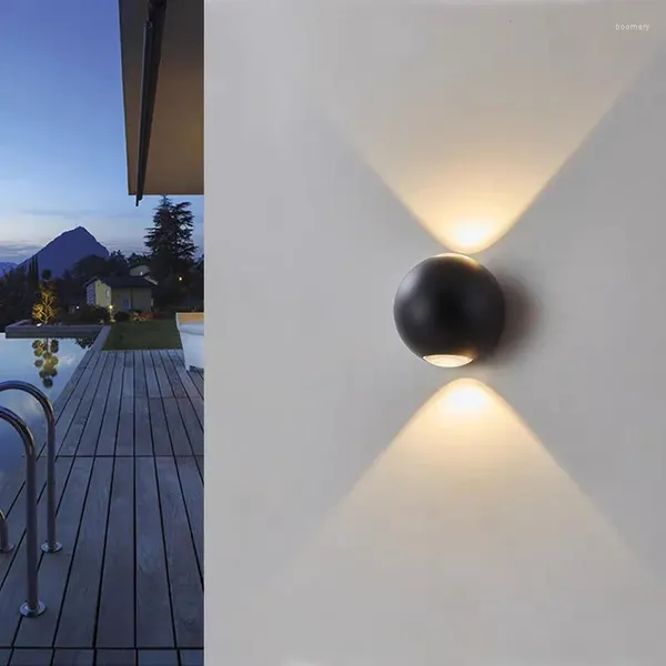 Duvar lambası LED Yuvarlak Işık Koridorda Kullanılan Oturma Odası Yatak Odası Koridor Kapısı Banyo Modern Dekoratif Aydınlatma Arka Plan