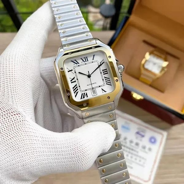 U1 Top AAA İzle Erkek Kadınlar Otomatik Mekanik Hareket Tam Çalışma Saatleri Yüksek Kalite 904L Paslanmaz Çelik Kayış Montre De Luxe Bilek Swatches çok güzel