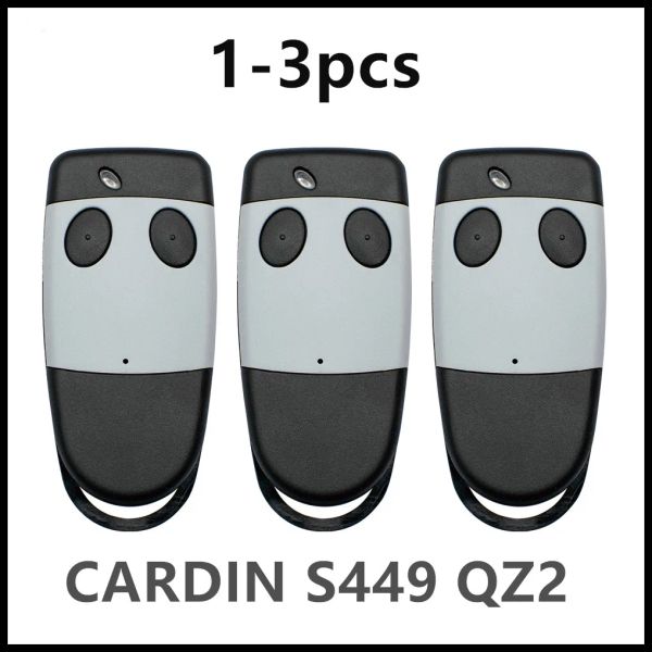 Anéis 13pcs Cardin Control Remote Transmissor Gate Abridor S449 QZ1 QZ2 QZ3 QZ4 433.92MHz Código de rolagem Código de garagem Controle de chaveiro da porta da garagem