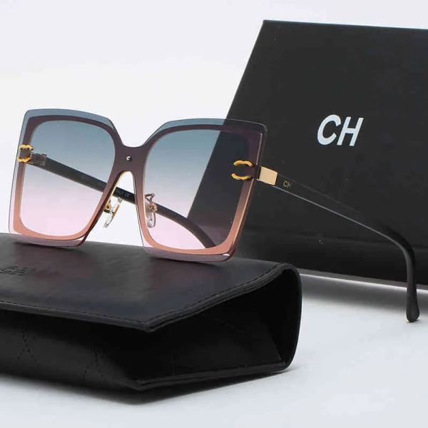 Дизайнер Chanells Glasses Sunglass Women Mens Mens Cycle Luxury Casual Fashion Trend Photograph