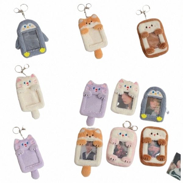 Cat Carto Plush Phort Portice Corea Penguin Bus Card Card Copertura Copertina di protezione V6OL#