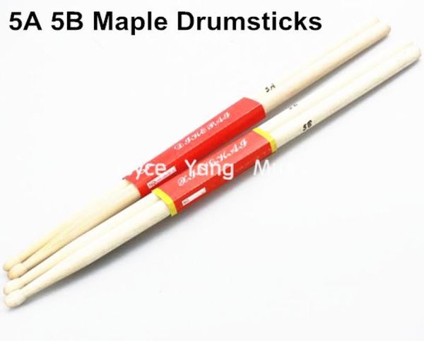 Niko 2 pares de bordo de madeira oval de madeira bastão 5a 5b Drumsticks Wholes5672427