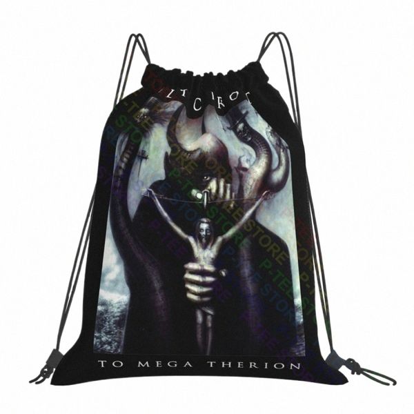 Sınırlı yeni Celtic Frost Mega Teri Swiss Death Metal Band Drawstring Çantaları Spor Çanta Seyahat Hafif B7YF#