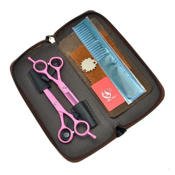 Haarschere 5.5 Meisha Friseur Salon Schneiden Sie Ausdünnung Schere Barber Edelstahl Verkaufsstyling -Werkzeuge Drop -Lieferung Produkt OTKSM