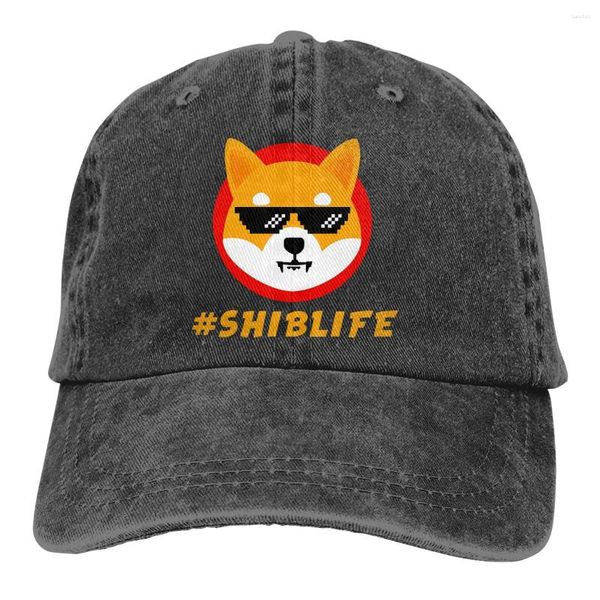 Caps de bola Shibarmy Shib Life Baseball Cap Men Coin Shiba Crypto Doge Killer Colors Women Summer Snapback