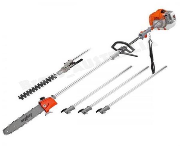 Neues Modell Benzingarten Trimmer 2 Takt 52cc Long Reach Chain Sawpole Hedger mit 3pcs x80 cm Erweiterungen als Bonus3266380