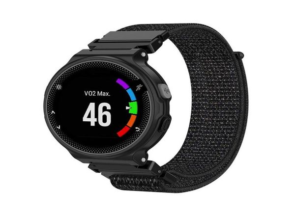 Sehen Sie sich Bands Ankunfts -Armband Nylon Sport Loop Armbandband für Garmin Forerunner 220 230 235 630 620 7356312651