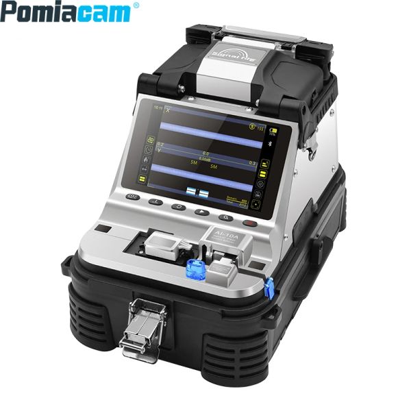 AI-10A Automatische Feuerfaserfusion Splicer Heizung Fusion Faser-Faser-Cleaver FTTH-Kit für optisches Faserkabel