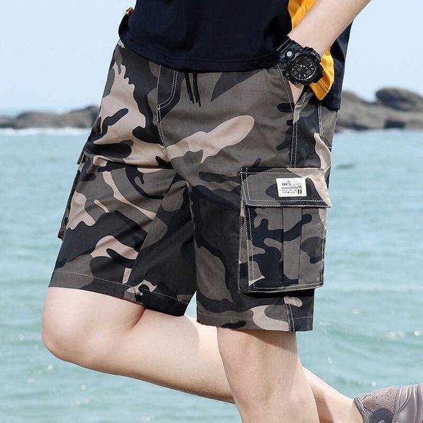 Lässige Hosen Herren schwitzen lose übergroße Capris Beach Arbeitsshorts