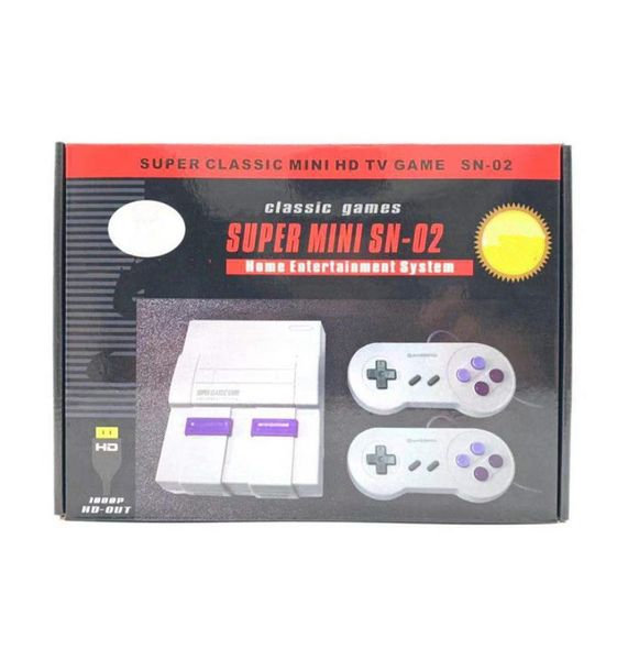 Upgrade Mini gehandhabt Videospiel -Player SNES 8bit HD kann 821 Games TV Output Game Console Support TF Card DHL9913041 speichern