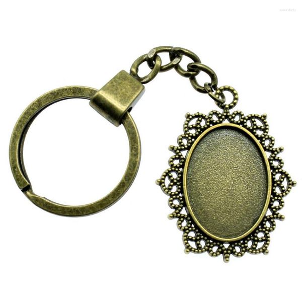 Tornari in stile moda ovale cameo cabochon basare a pendente impostazione per unghie estetiche forniture per anelli di gioielli 30 mm