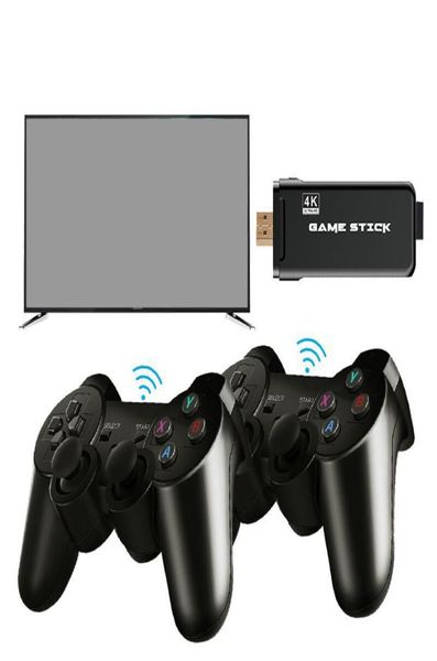 EMXL41 U8 4K TV -Videospiele Stick Linux System Retro Classic 64 -Bit -Spiele mit 24G Wireless Controller HDTV -Ausgabe für Dual Play3925711