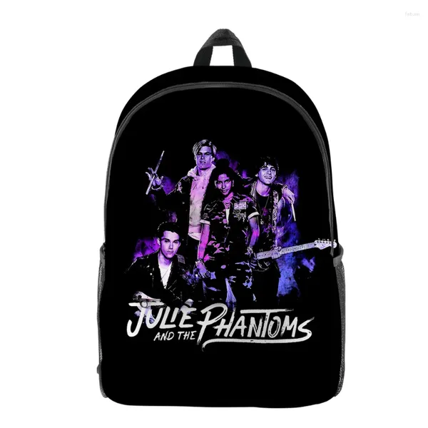 Zaino novità Julie e le borse della scuola Phantoms Boys Girls Travel 3D Stampa 3D Oxford Waterhook Notebook Spalla Backpacks